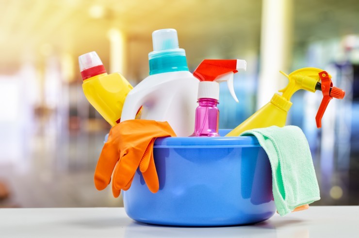 Cleaning Chemical Blending, Cleaning Product Packaging